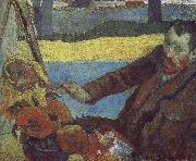 Paul Gauguin Van Gogh painting of sunflowers France oil painting artist